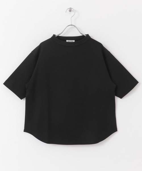 FORK&SPOON(フォークアンドスプーン)の「FORK&SPOON ボトルネック5分袖Tシャツ(Tシャツ/カットソー・レディース・ブラック/グリーン/ホワイト系その他/グレー系その他/ブラウン/オフホワイト・1)」の20枚目の写真