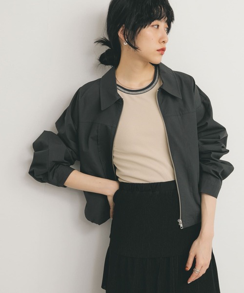 KBF（ケイビーエフ）の「ダッドZIPブルゾン（ブルゾン・レディース・アイボリー/ダークグレー・ONE）」の22枚目の写真