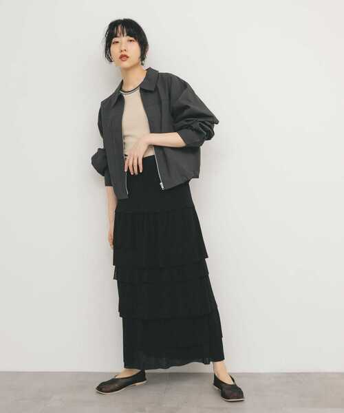 KBF（ケイビーエフ）の「ダッドZIPブルゾン（ブルゾン・レディース・アイボリー/ダークグレー・ONE）」の21枚目の写真