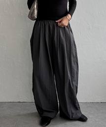 LBC | ナイロンギャザーワイドパンツ(その他パンツ)