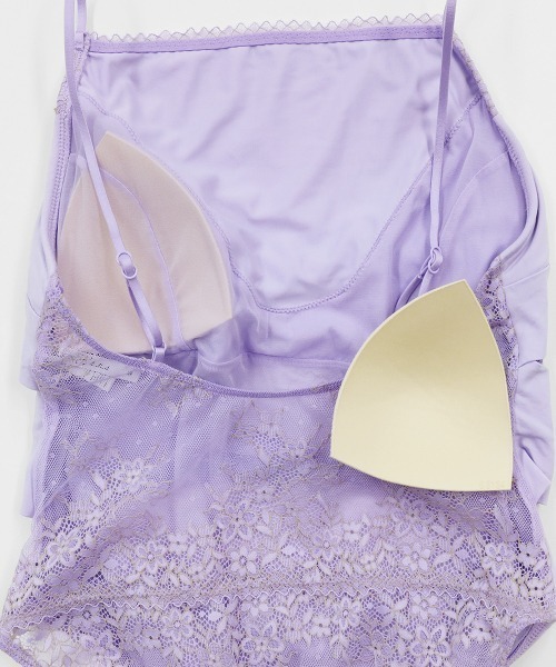 ANNEBRA（アンブラ）の「Reflex レースボディスーツ/テディ（Tシャツ/カットソー・レディース・ダークグレー/パープル・M/L）」の4枚目の写真