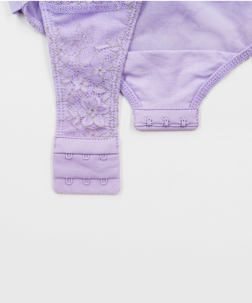 ANNEBRA（アンブラ）の「Reflex レースボディスーツ/テディ（Tシャツ/カットソー・レディース・ダークグレー/パープル・M/L）」の3枚目の写真