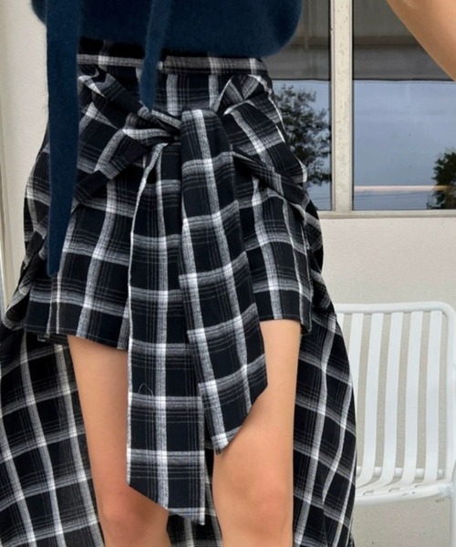 ラップスカートレイヤードショートパンツ（その他パンツ