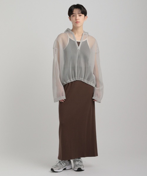 GEORGE'S(ジョージズ)の「メッシュパーカー(パーカー・レディース・アイボリー/グレー・FREE)」の15枚目の写真