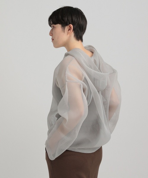 GEORGE'S(ジョージズ)の「メッシュパーカー(パーカー・レディース・アイボリー/グレー・FREE)」の19枚目の写真