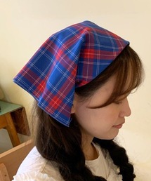 ROOPTOKYO（ループトウキョウ）の「チェック柄シュシュ バンダナ セット（シュシュ）」