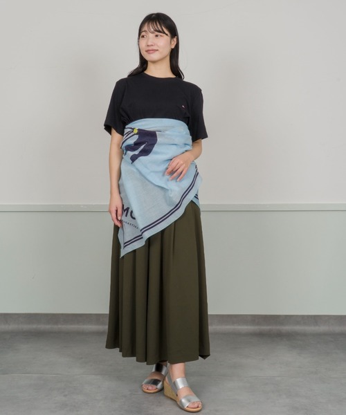 Rivel(リヴェル)の「【pom AMSTERDAM】スカーフ 140 x 180 cm 大判 オランダ発 オーガニック コットン(バンダナ/スカーフ・レディース・イエロー/ブルー・FREE)」の18枚目の写真