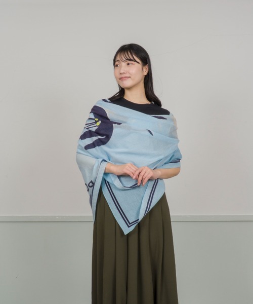 ASTROムンビンデザインクローバースカーフ - メルカリ