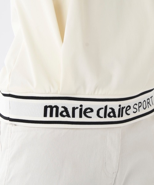 marie claire（マリ・クレール）の「【marie claire/マリ.クレール】レディース半袖モックネックシャツ　撥水　ゴルフ（シャツ/ブラウス・レディース・ブラック/カーキ/ホワイト・MEDIUM/LARGE/X-LARGE/XX-LARGE）」の8枚目の写真