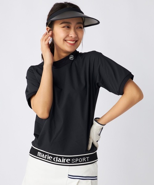 セール】【marie claire/マリ.クレール】レディース半袖モック
