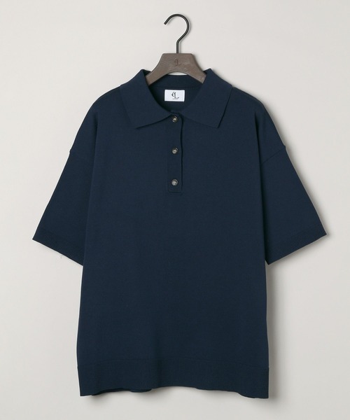 eL(エル)の「【eL】12G Polo Shirt SS/319093(ポロシャツ・レディース・ライトイエロー/ライラック/ネイビー・FREE)」の21枚目の写真