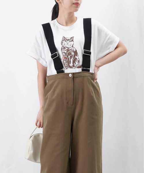 LUCA/LADY LUCK LUCA（ルカ/レディラックルカ）の「【新色追加】LC/LLL サスペンダーツイルサロペットパンツ（サロペット/オーバーオール・レディース・ブラック/カーキ/アイボリー・36/38）」の11枚目の写真