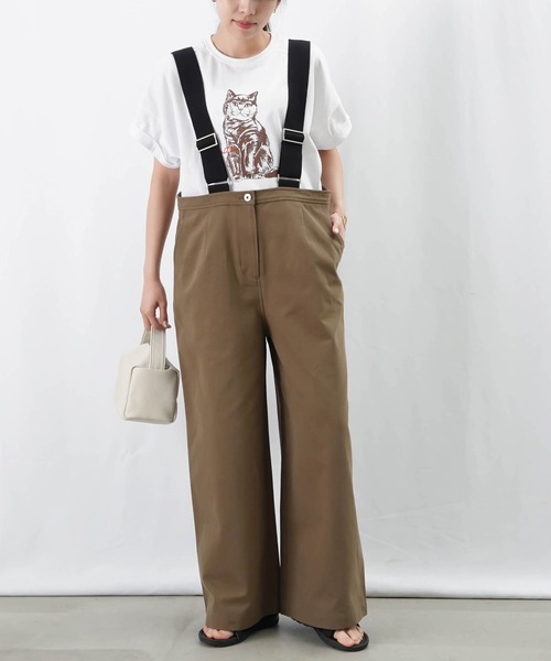 LASUD 　ラシュッド　ヤマダヤ　サロペット　サスペンダーパンツ　極美品✨ 新色追加】LC/LLL サスペンダーツイルサロペットパンツ
