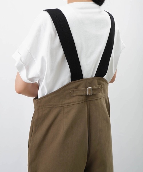 LUCA/LADY LUCK LUCA（ルカ/レディラックルカ）の「【新色追加】LC/LLL サスペンダーツイルサロペットパンツ（サロペット/オーバーオール・レディース・ブラック/カーキ/アイボリー・36/38）」の17枚目の写真