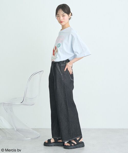 earth music&ecology（アースミュージックアンドエコロジー）の「miffy/earth strawberry Tee（Tシャツ/カットソー・レディース・オフホワイト/ブルー系その他7/ピンク/イエロー・FREE）」の8枚目の写真