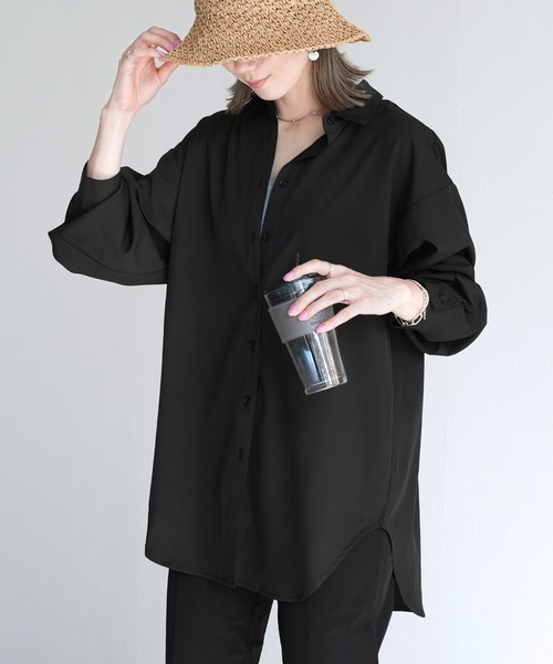 reca（レカ）の「無地/ストライプラッシュガードシャツ（ラッシュガード・レディース・ブラック/イエロー系その他/オフホワイト/ブルー/ネイビー系/イエロー/ブルー系その他・M）」の10枚目の写真