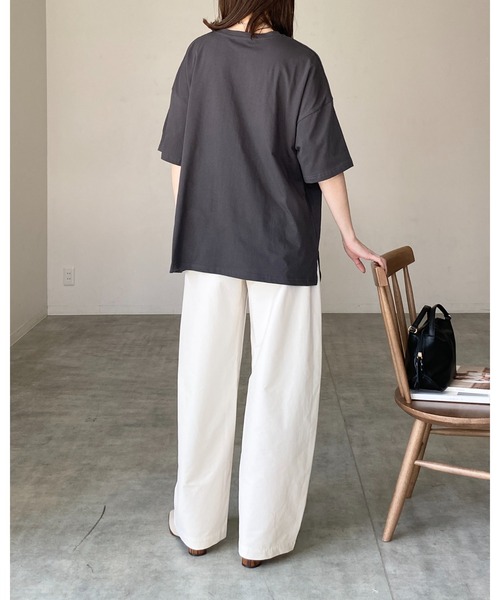 Tシャツ プリント オーバーサイズ ヴィンテージ L1696 チラックス プリント オーバーサイズ Tシャツ | Maison Kitsuné