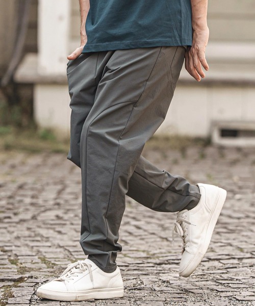 mp13618- ストレッチナイロンテーパードイージーパンツ（その他パンツ