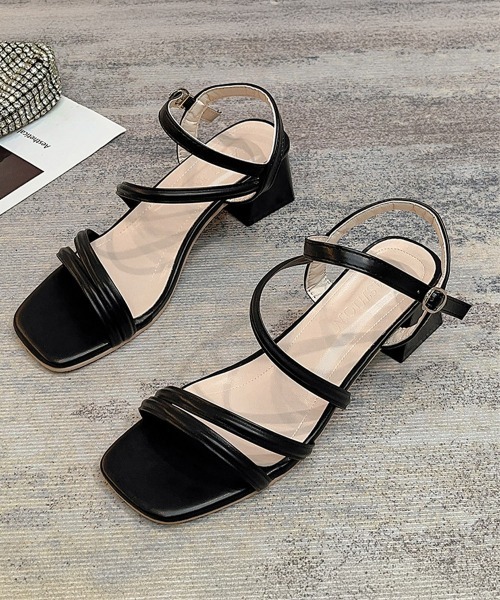Miniministore（ミニミニストア）の「ストラップサンダル レディース 夏（サンダル・レディース・アイボリー/ブラック・24.5cm/25.0cm/22.5cm/23.0cm/23.5cm/24.0cm）」の7枚目の写真