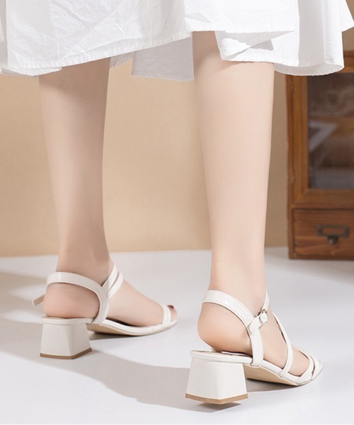 Miniministore（ミニミニストア）の「ストラップサンダル レディース 夏（サンダル・レディース・アイボリー/ブラック・24.5cm/25.0cm/22.5cm/23.0cm/23.5cm/24.0cm）」の12枚目の写真