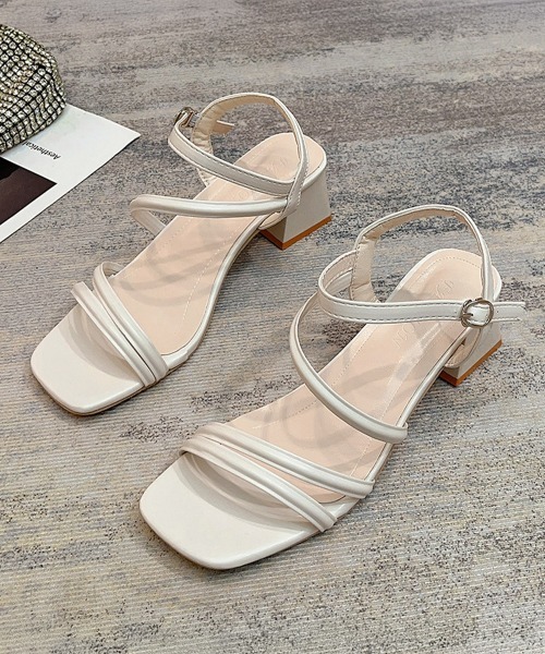 Miniministore（ミニミニストア）の「ストラップサンダル レディース 夏（サンダル・レディース・アイボリー/ブラック・24.5cm/25.0cm/22.5cm/23.0cm/23.5cm/24.0cm）」の13枚目の写真