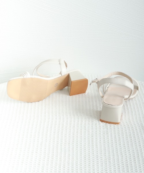 Miniministore（ミニミニストア）の「ストラップサンダル レディース 夏（サンダル・レディース・アイボリー/ブラック・24.5cm/25.0cm/22.5cm/23.0cm/23.5cm/24.0cm）」の18枚目の写真