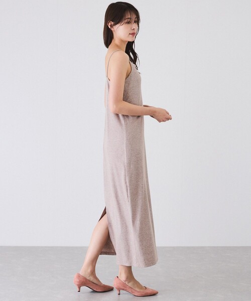 Jayro（ジャイロ）の「ラメカットソーカップ付きキャミワンピース（ワンピース・レディース・チャコールグレー/オフホワイト/ベージュ/ピンク・M）」の15枚目の写真