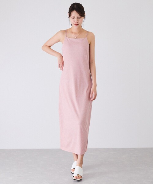 Jayro（ジャイロ）の「ラメカットソーカップ付きキャミワンピース（ワンピース・レディース・チャコールグレー/オフホワイト/ベージュ/ピンク・M）」の17枚目の写真