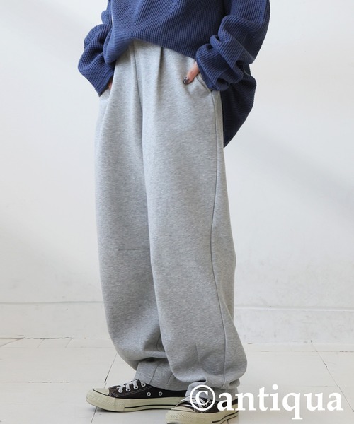 antiqua(アンティカ)の「タックポンチパンツ(その他パンツ・レディース・ダークグレー/ブラック/杢グレー・MEDIUM/LARGE)」の13枚目の写真
