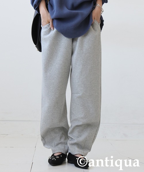 antiqua(アンティカ)の「タックポンチパンツ(その他パンツ・レディース・ダークグレー/ブラック/杢グレー・MEDIUM/LARGE)」の14枚目の写真