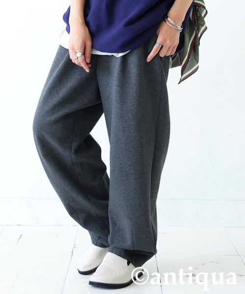 antiqua(アンティカ)の「タックポンチパンツ(その他パンツ・レディース・ダークグレー/ブラック/杢グレー・MEDIUM/LARGE)」の11枚目の写真