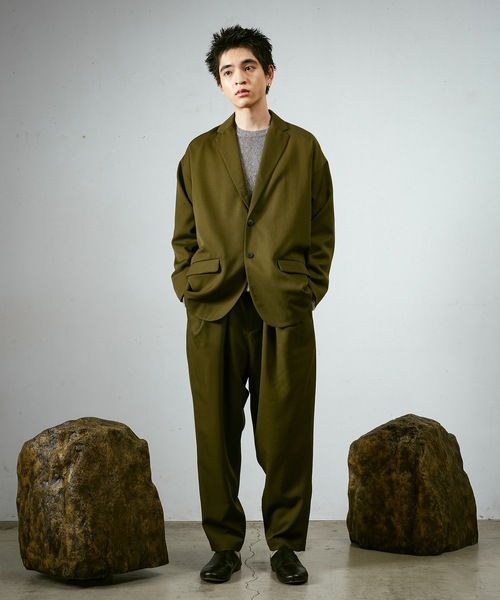 Dulcamara（ドゥルカマラ）の「よそいきオーバーJK（テーラードジャケット・メンズ・ブラック/ネイビー系/オリーブ・0/1）」の4枚目の写真