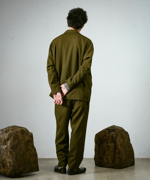 Dulcamara（ドゥルカマラ）の「よそいきオーバーJK（テーラードジャケット・メンズ・ブラック/ネイビー系/オリーブ・0/1）」の8枚目の写真