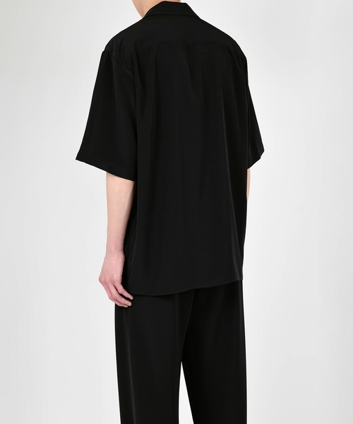 LAD MUSICIAN（ラッドミュージシャン）の「DECHINE OPEN COLLAR SS SHIRT（シャツ/ブラウス・メンズ・グリーン系その他/パープル系その他/ブラック・44/42/46）」の5枚目の写真