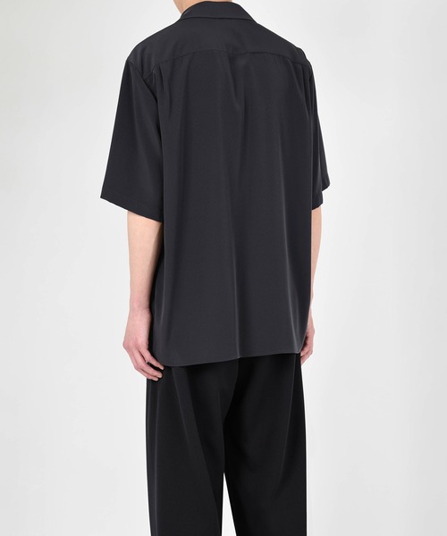 LAD MUSICIAN（ラッドミュージシャン）の「DECHINE OPEN COLLAR SS SHIRT（シャツ/ブラウス・メンズ・グリーン系その他/パープル系その他/ブラック・44/42/46）」の10枚目の写真