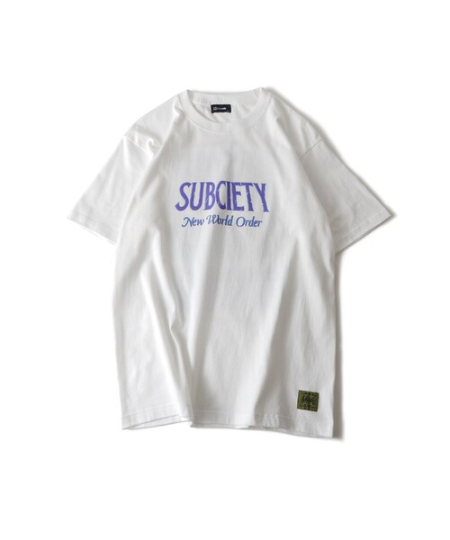 Subciety(サブサエティ)の「New World Order Tee(Tシャツ/カットソー・メンズ・ブラック/ホワイト/ネイビー・SMALL/MEDIUM/LARGE/X-LARGE/XX-LARGE)」の18枚目の写真