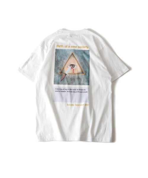 Subciety(サブサエティ)の「New World Order Tee(Tシャツ/カットソー・メンズ・ブラック/ホワイト/ネイビー・SMALL/MEDIUM/LARGE/X-LARGE/XX-LARGE)」の14枚目の写真