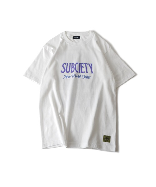 Subciety(サブサエティ)の「New World Order Tee(Tシャツ/カットソー・メンズ・ブラック/ホワイト/ネイビー・SMALL/MEDIUM/LARGE/X-LARGE/XX-LARGE)」の13枚目の写真