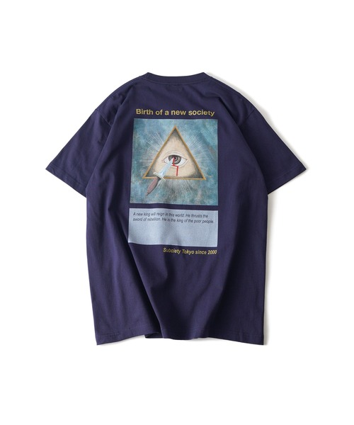 Subciety(サブサエティ)の「New World Order Tee(Tシャツ/カットソー・メンズ・ブラック/ホワイト/ネイビー・SMALL/MEDIUM/LARGE/X-LARGE/XX-LARGE)」の11枚目の写真