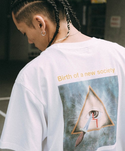 Subciety(サブサエティ)の「New World Order Tee(Tシャツ/カットソー・メンズ・ブラック/ホワイト/ネイビー・SMALL/MEDIUM/LARGE/X-LARGE/XX-LARGE)」の16枚目の写真