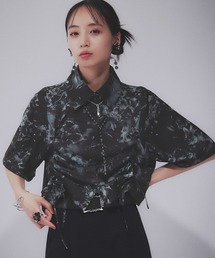 HARE | ARTflowerレースアップシャツ(HARE)(シャツ/ブラウス)