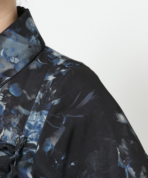 HARE(ハレ)の「ARTflowerレースアップシャツ(HARE)(シャツ/ブラウス・レディース・ブルー系その他/ライトグレー/ブラック・FREE)」の21枚目の写真