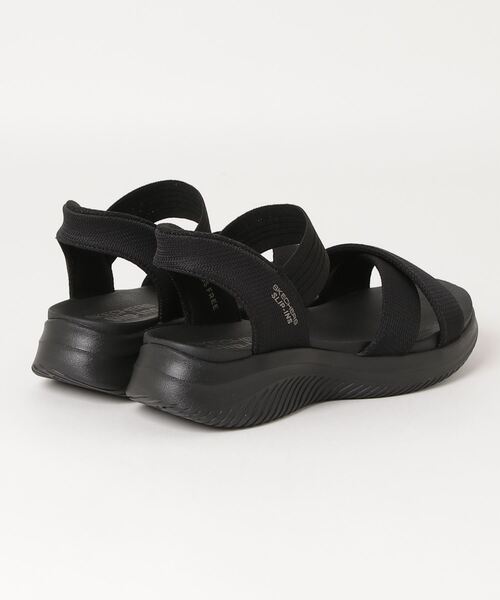 SKECHERS（スケッチャーズ）の「スケッチャーズ  ULTRA FLEX 3.0（サンダル・レディース・ブラック・23.0cm/24.0cm/25.0cm/26.0cm）」の2枚目の写真