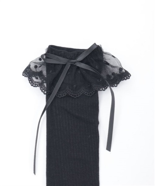 axes femme（アクシーズファム）の「レースリボンソックス（ソックス/靴下・レディース・ブラック/ホワイト・FREE）」の15枚目の写真