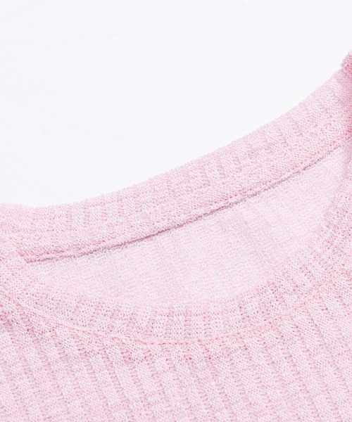 HOOK(フック)の「【HOOK】for girls スタープリントTシャツ (SS)(Tシャツ/カットソー・レディース・ピンク/ライトベージュ・MEDIUM/SMALL)」の7枚目の写真