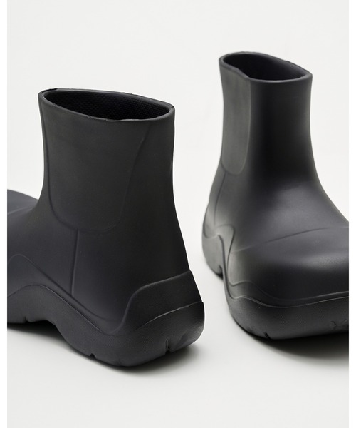Emma Francis（エマフランシス）の「ラバー レインブーツ（レインシューズ・レディース・ブラック・35/37/39）」の4枚目の写真