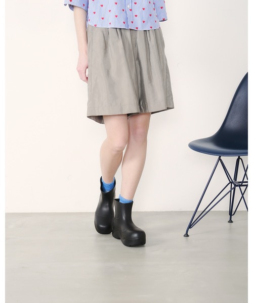 Emma Francis（エマフランシス）の「ラバー レインブーツ（レインシューズ・レディース・ブラック・35/37/39）」の9枚目の写真