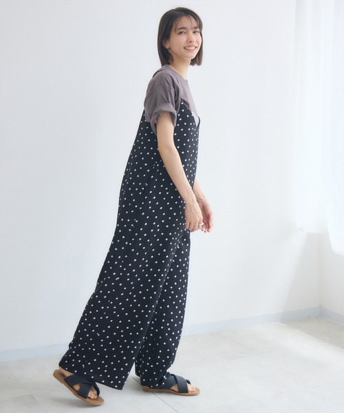 KATHARINE ROSS(キャサリンロス)の「【KATHARINE ROSS】ラップキャミサロペット(サロペット/オーバーオール・レディース・ブラック/ネイビー・MEDIUM)」の13枚目の写真