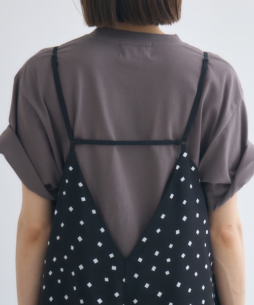 KATHARINE ROSS(キャサリンロス)の「【KATHARINE ROSS】ラップキャミサロペット(サロペット/オーバーオール・レディース・ブラック/ネイビー・MEDIUM)」の10枚目の写真