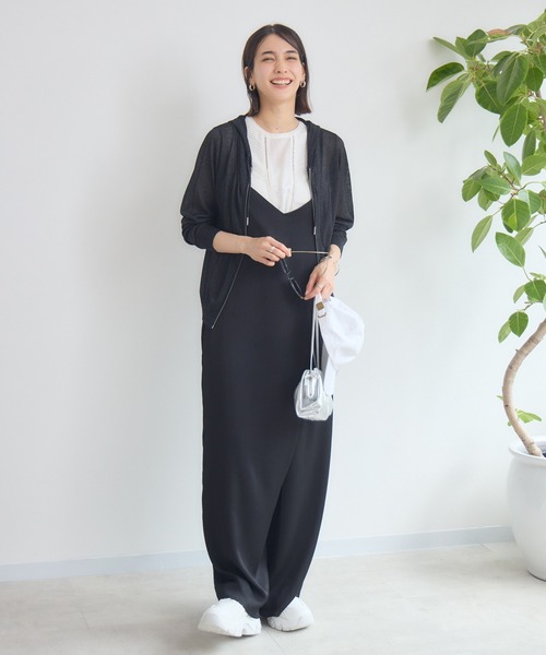 KATHARINE ROSS(キャサリンロス)の「【KATHARINE ROSS】ラップキャミサロペット(サロペット/オーバーオール・レディース・ブラック/ネイビー・MEDIUM)」の19枚目の写真